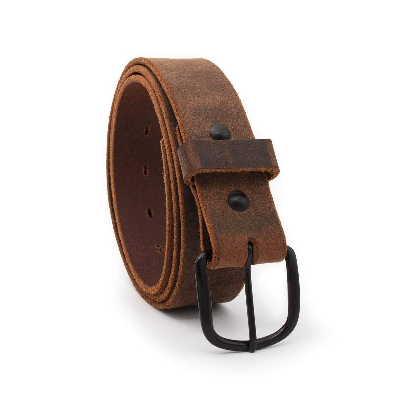 The Bootlegger Leather Belt - Clevis Barnwell's