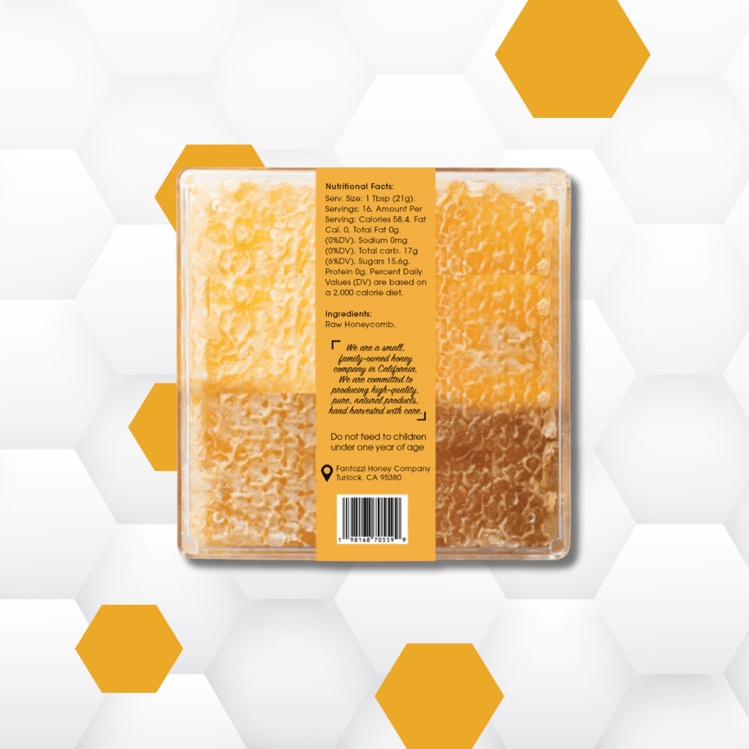 12.3 oz Raw Honeycomb - Clevis Barnwell's