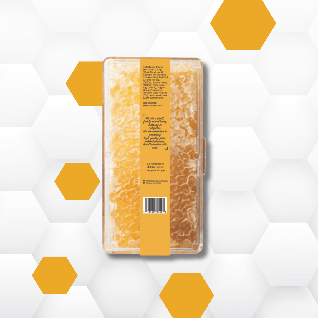 6oz Raw Sage Honeycomb - Clevis Barnwell's