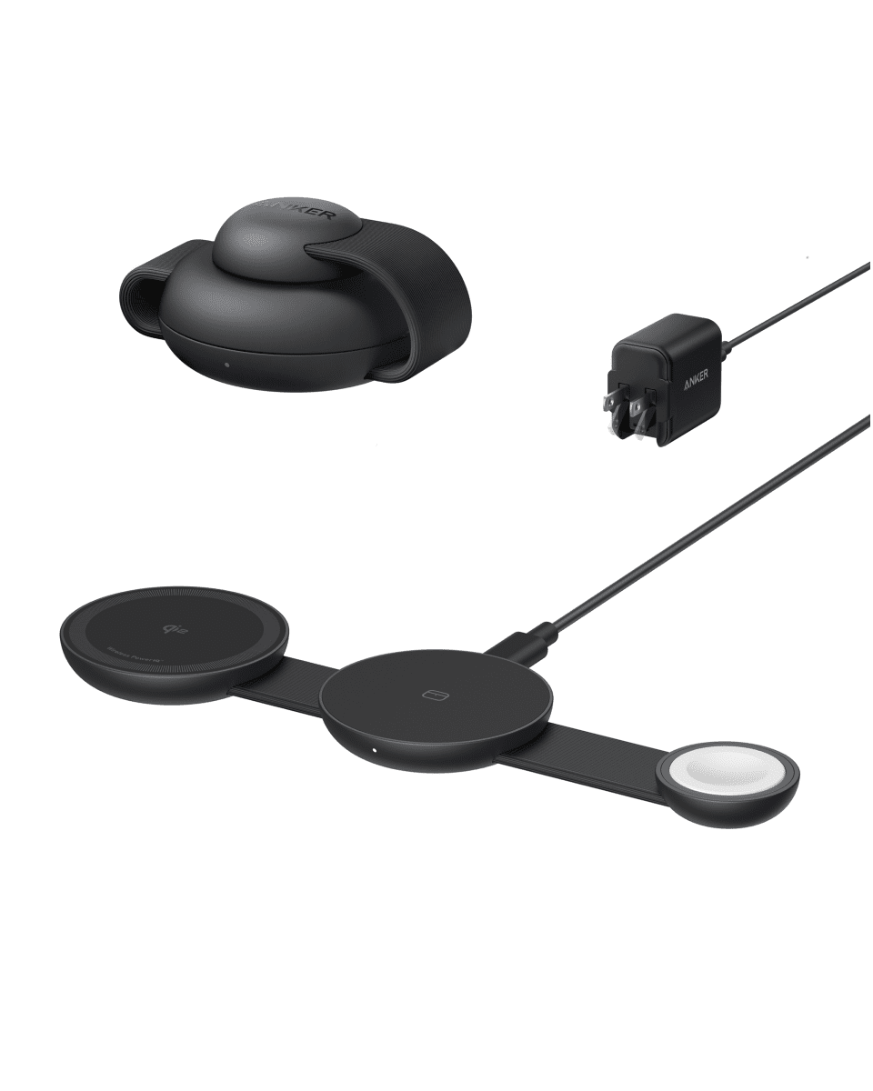 Anker MagGo Wireless Charging Station (3 - in - 1, Foldable Pad) - Clevis Barnwell's