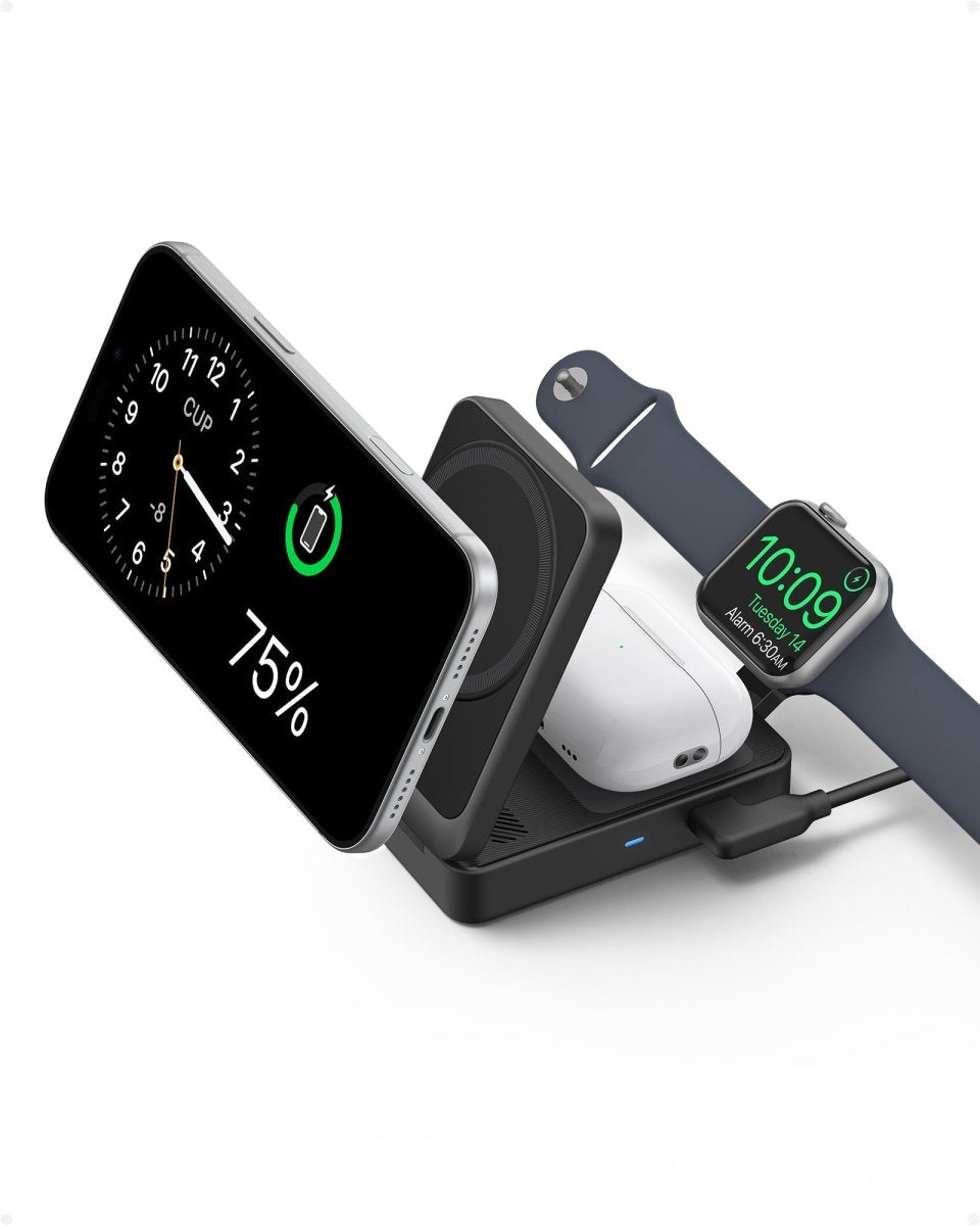 Anker MagGo Wireless Charging Station (Foldable 3 - in - 1) - Clevis Barnwell's