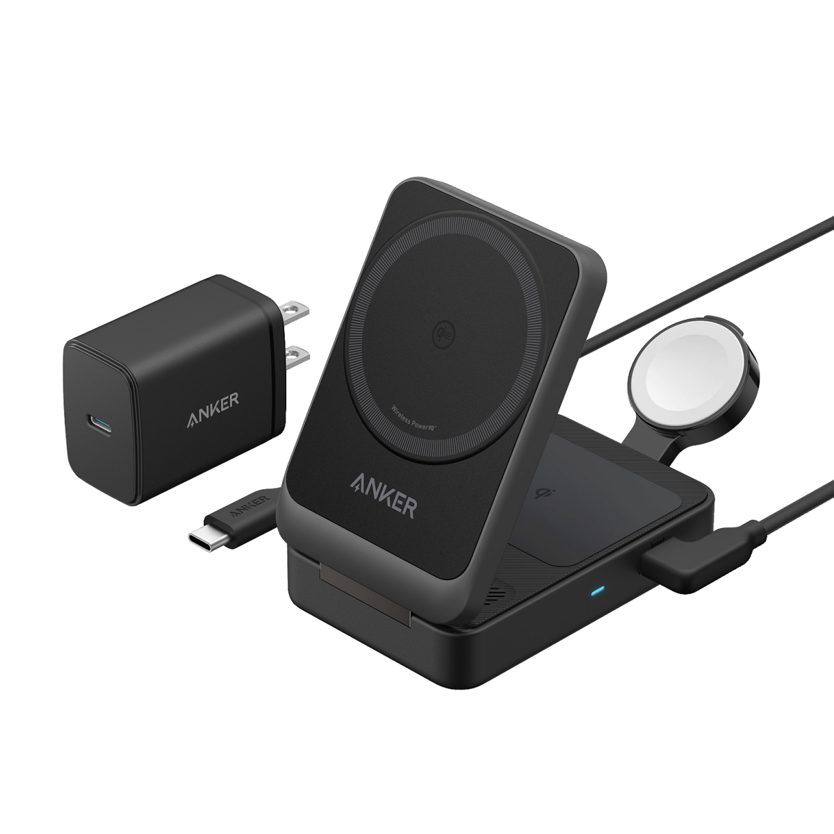 Anker MagGo Wireless Charging Station (Foldable 3 - in - 1) - Clevis Barnwell's