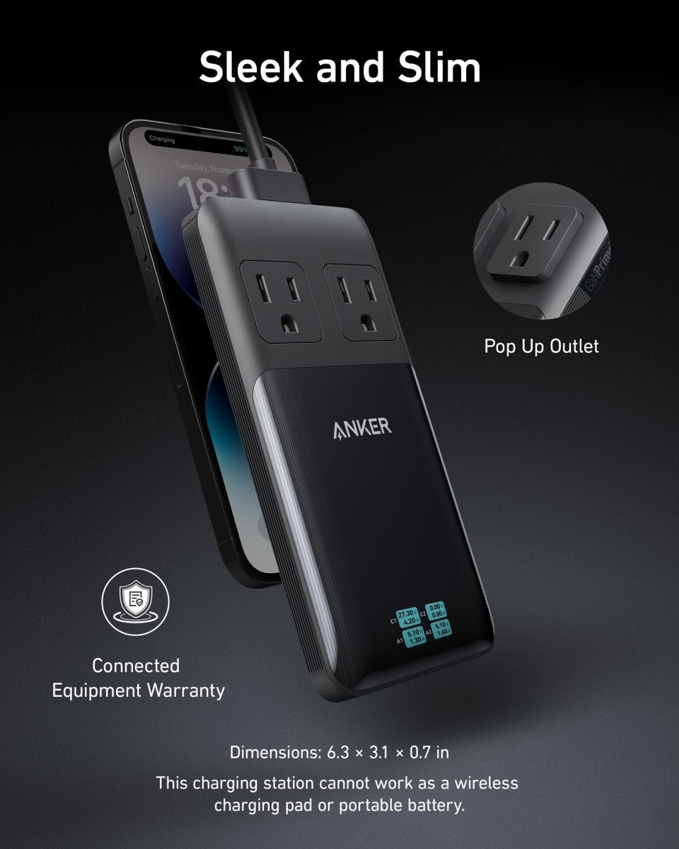 Anker Prime 6 - in - 1 Charging Station (140W) - Clevis Barnwell's