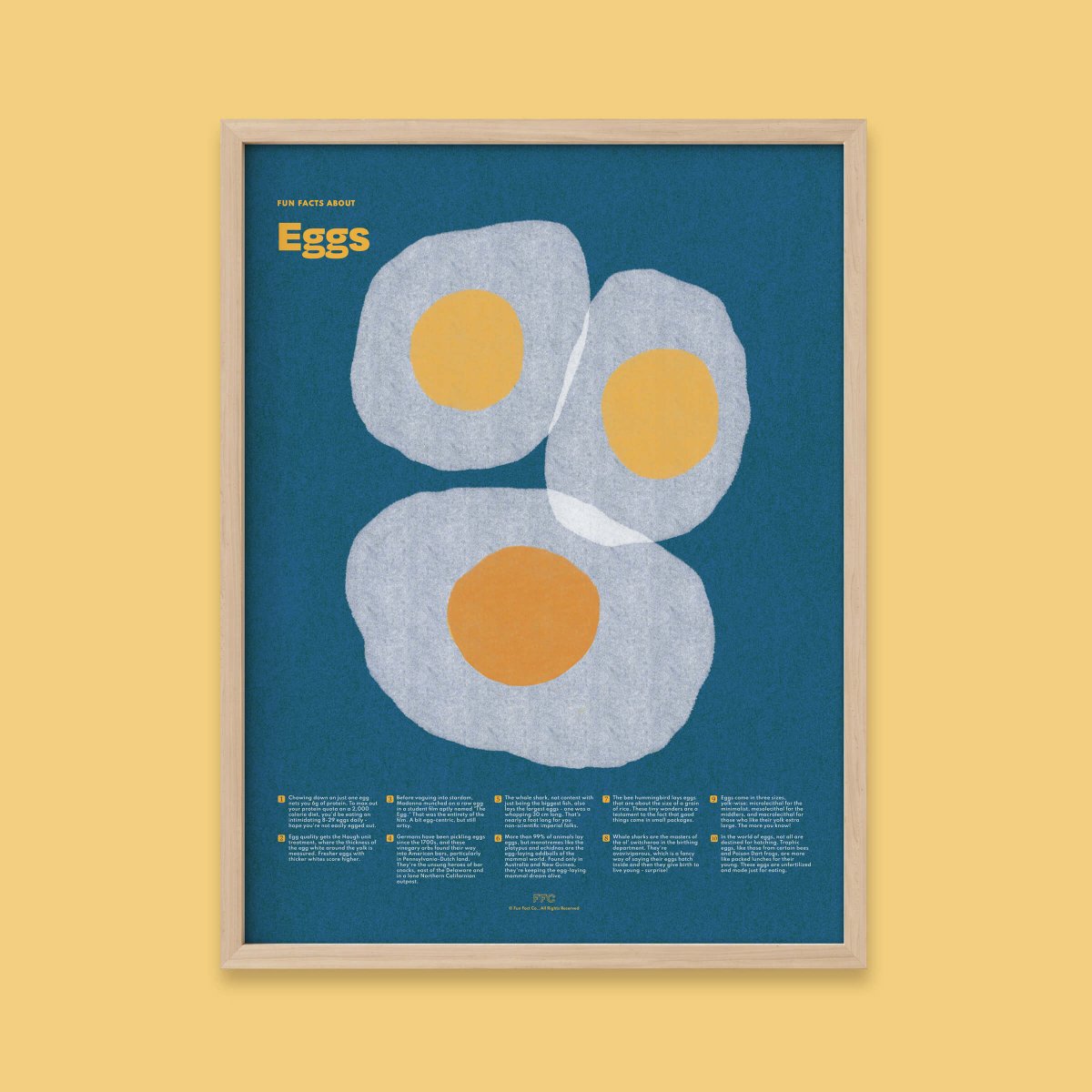 Egg Fun Facts Print - Clevis Barnwell's