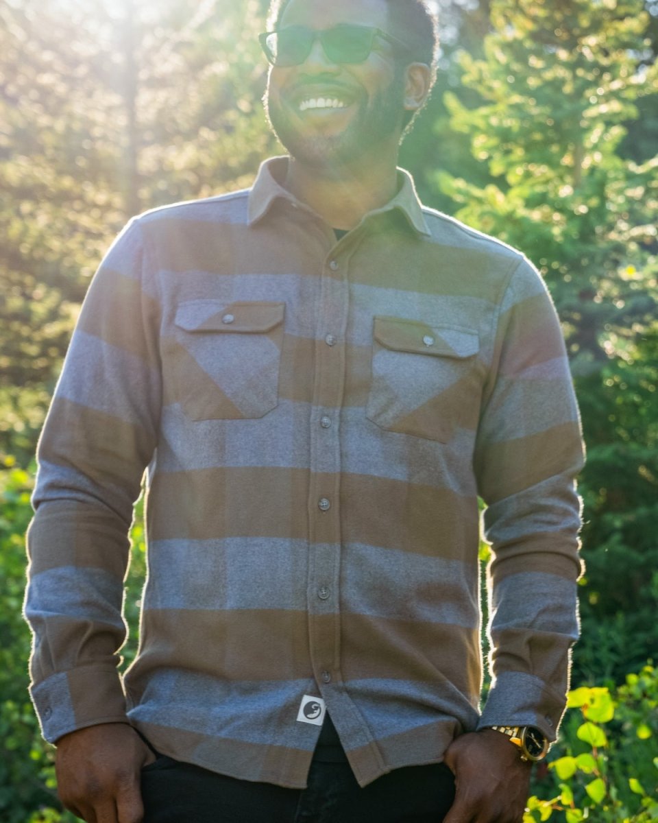 Field Grand Flannel, Caper Green - Clevis Barnwell's