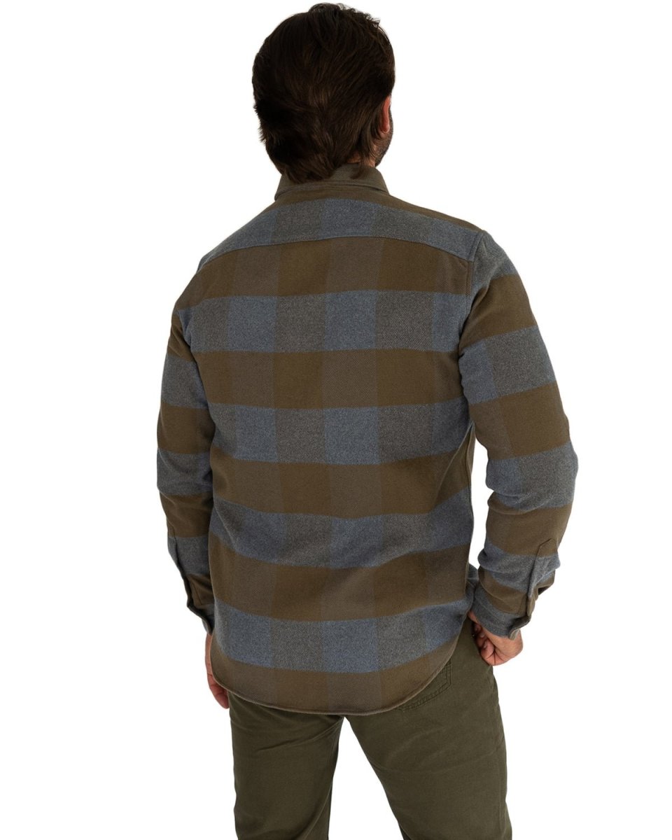 Field Grand Flannel, Caper Green - Clevis Barnwell's