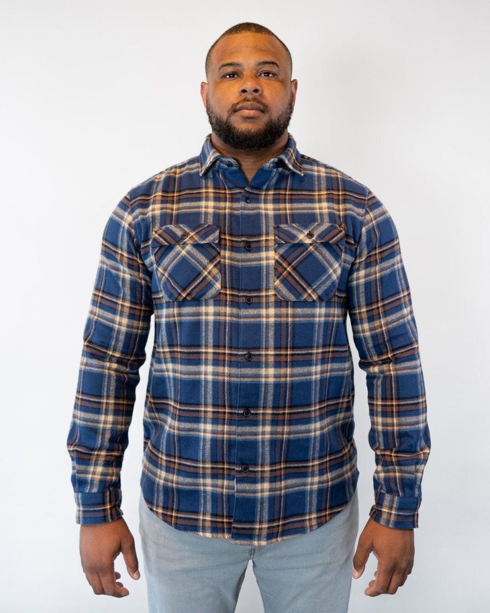 Field Grand Flannel, Pecan Plaid - Clevis Barnwell's