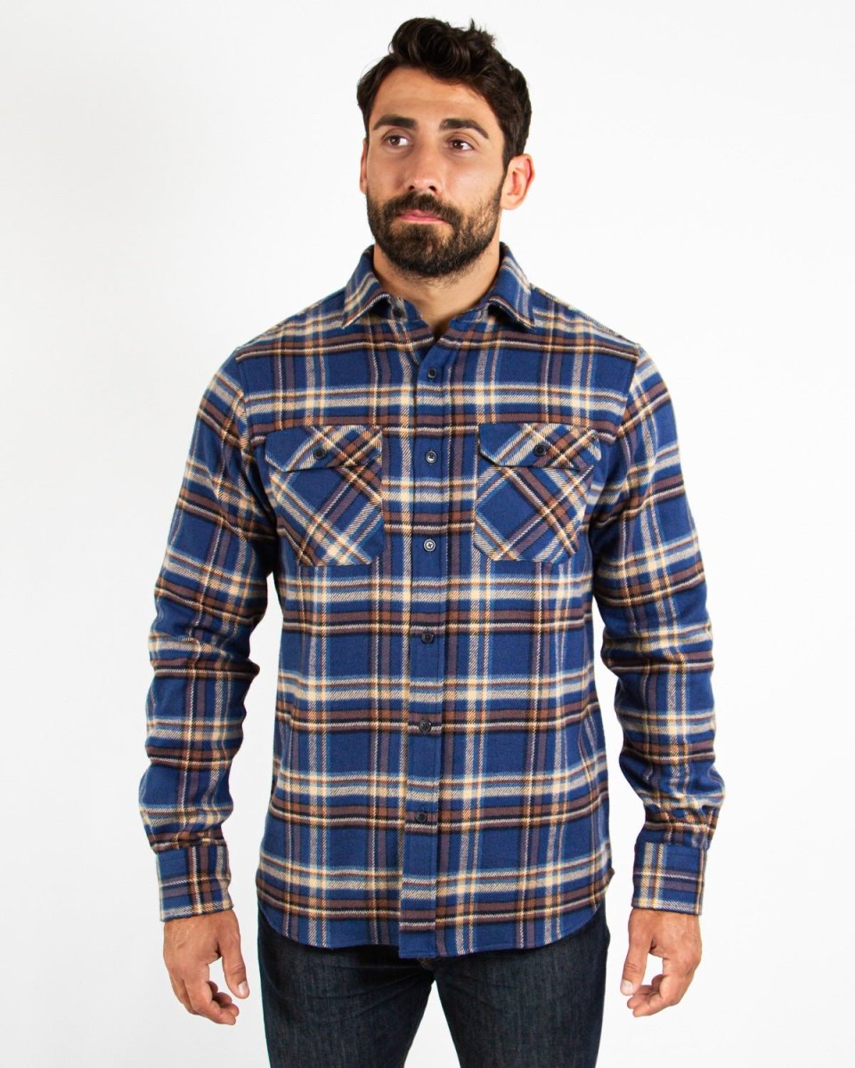 Field Grand Flannel, Pecan Plaid - Clevis Barnwell's