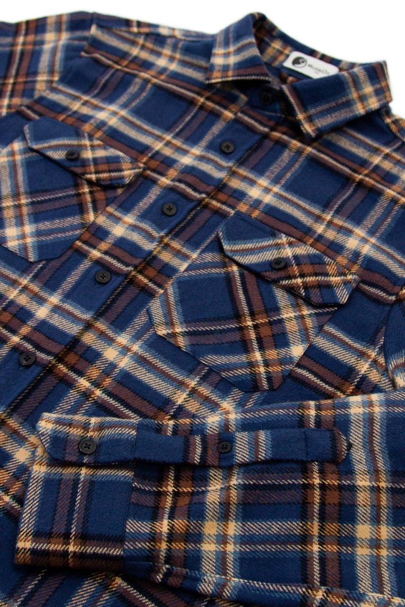 Field Grand Flannel, Pecan Plaid - Clevis Barnwell's