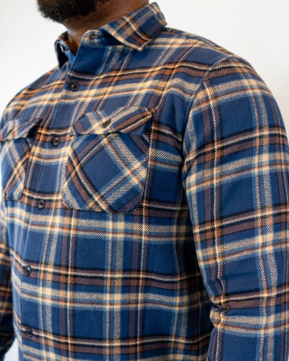 Field Grand Flannel, Pecan Plaid - Clevis Barnwell's