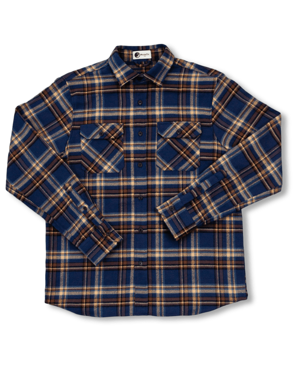 Field Grand Flannel, Pecan Plaid - Clevis Barnwell's