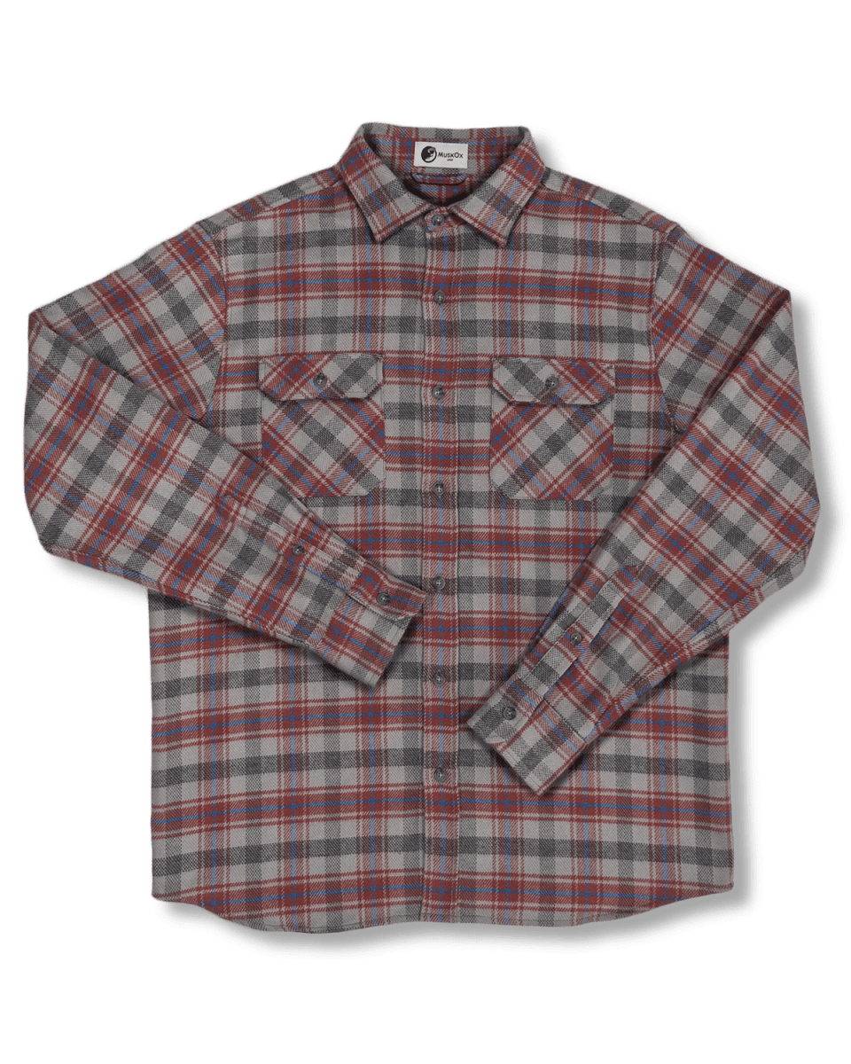 Field Grand Flannel, Sedona Red - Clevis Barnwell's