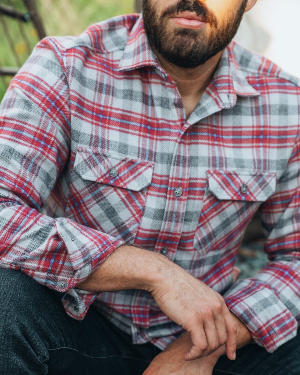 Field Grand Flannel, Sedona Red - Clevis Barnwell's