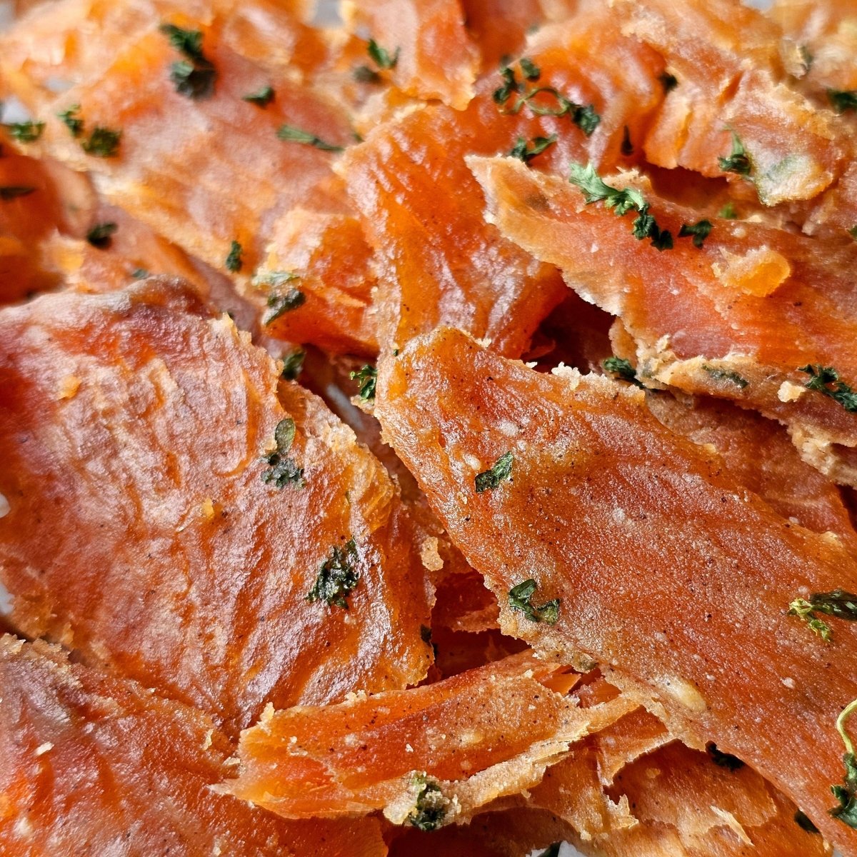 Garlic Butter Salmon Premium Fish Jerky - Clevis Barnwell's