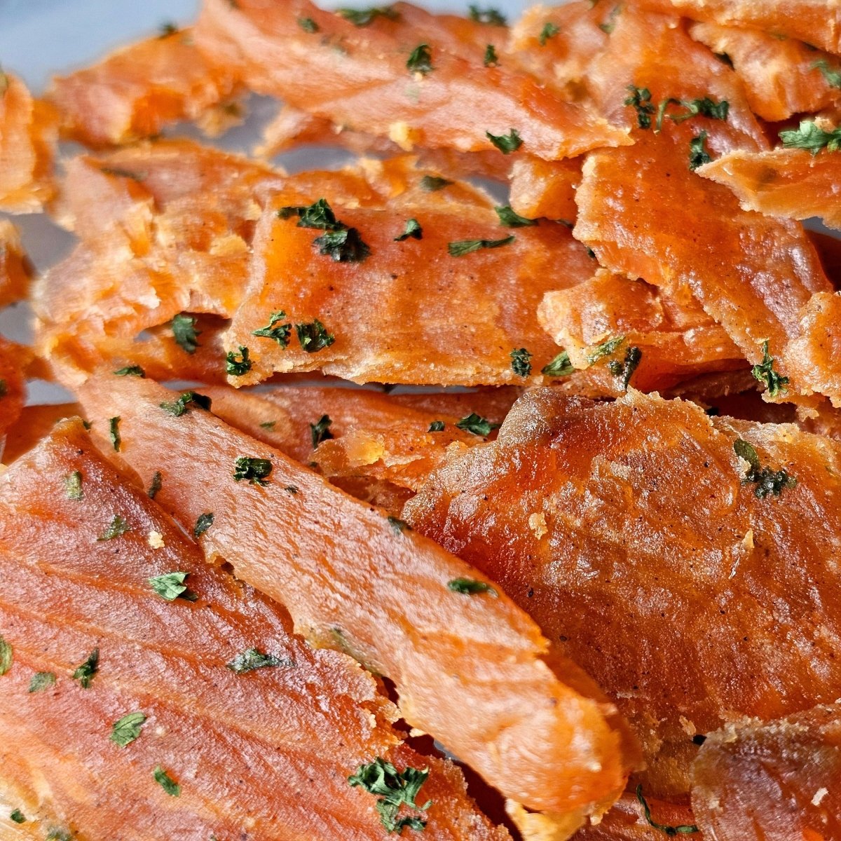 Garlic Butter Salmon Premium Fish Jerky - Clevis Barnwell's