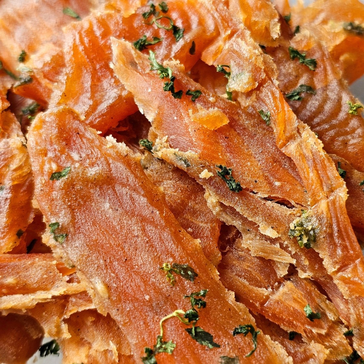 Garlic Butter Salmon Premium Fish Jerky - Clevis Barnwell's