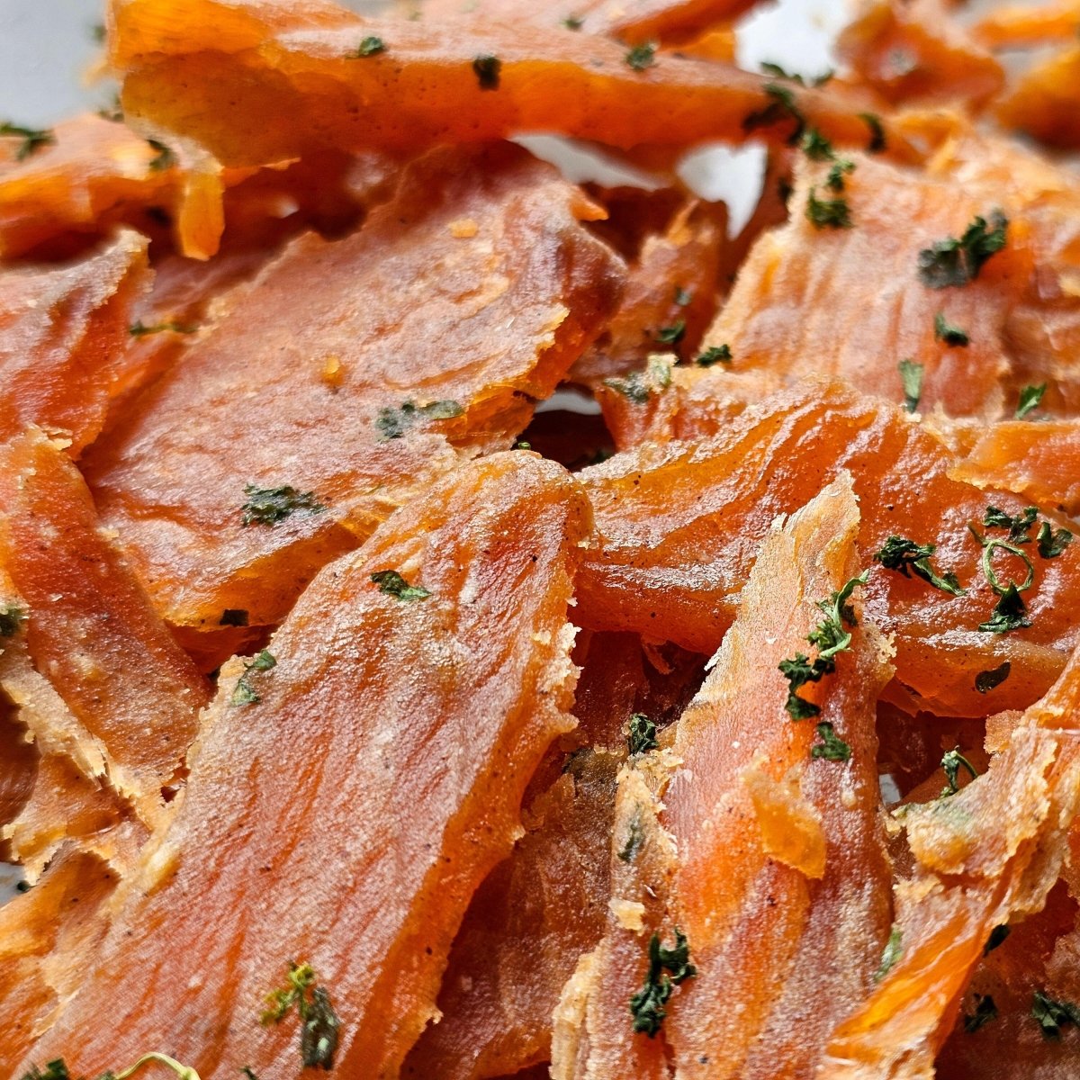 Garlic Butter Salmon Premium Fish Jerky - Clevis Barnwell's