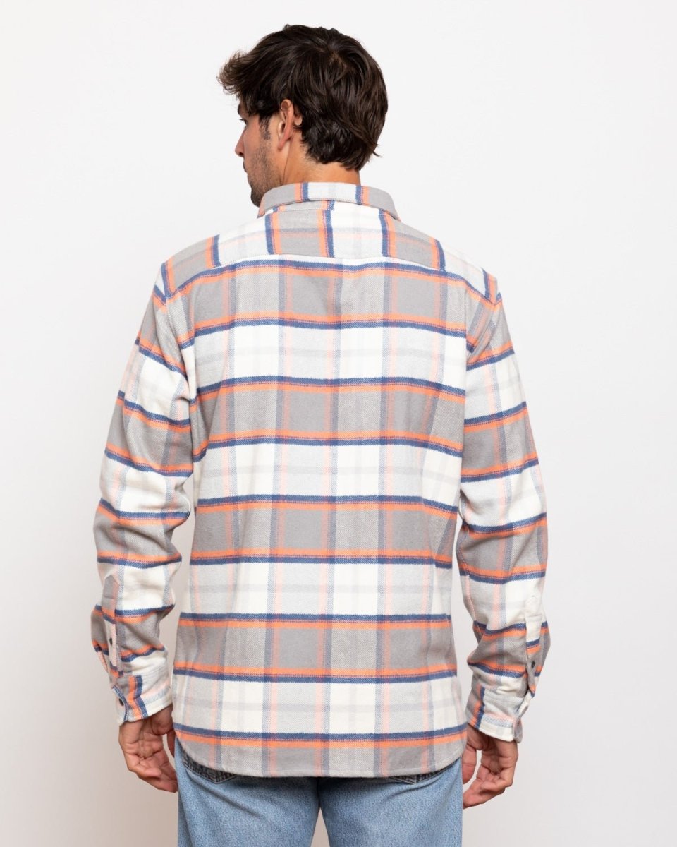 Grand Flannel, Plaid Salmon - Clevis Barnwell's