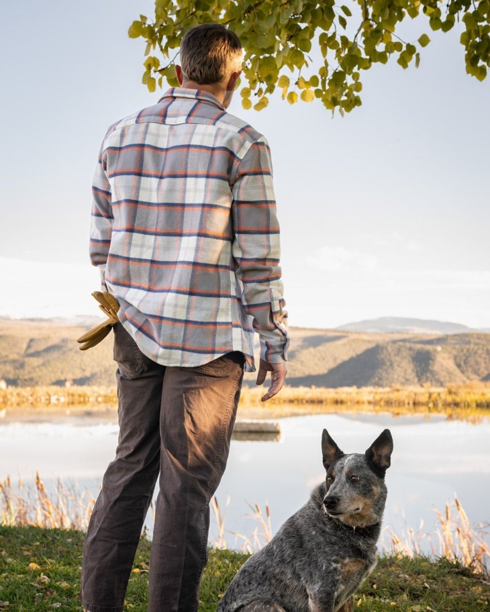 Grand Flannel, Plaid Salmon - Clevis Barnwell's