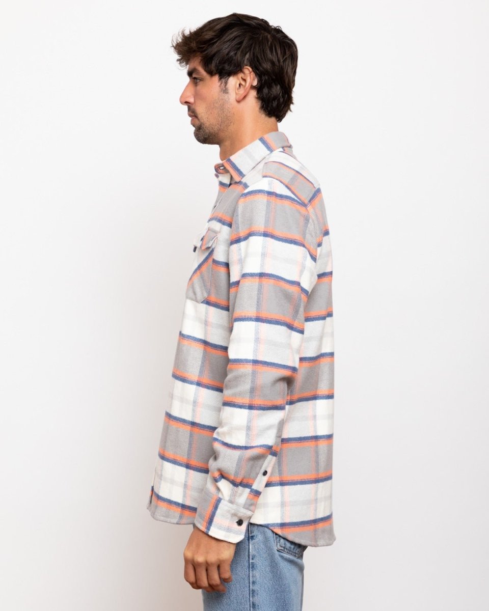 Grand Flannel, Plaid Salmon - Clevis Barnwell's