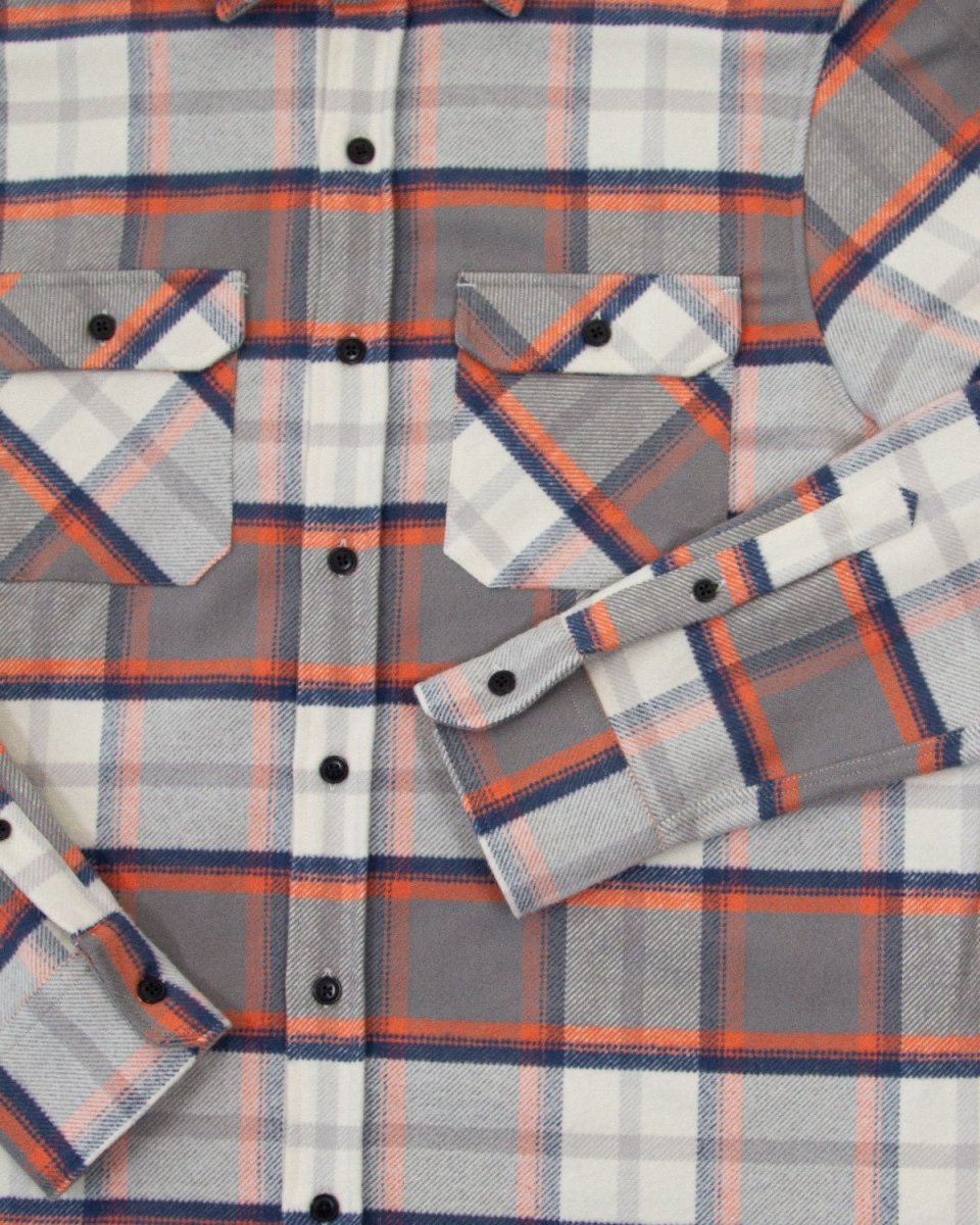 Grand Flannel, Plaid Salmon - Clevis Barnwell's