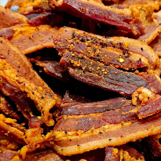 Honey - Sriracha Premium Bacon Jerky - Clevis Barnwell's