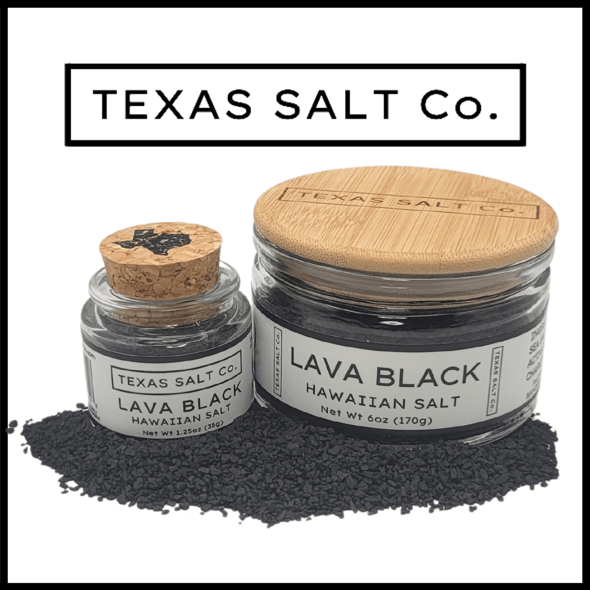 Lava Black Hawaiian Salt - Clevis Barnwell's