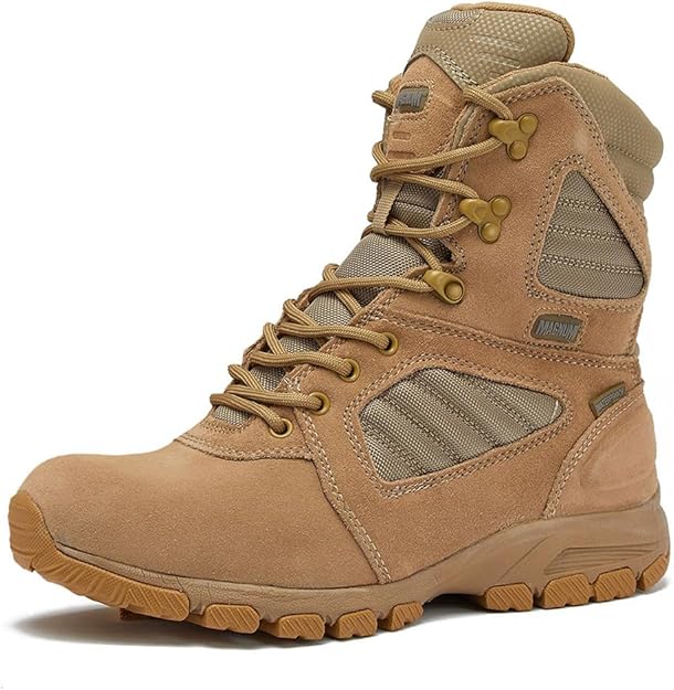 MAG STORM 8" Desert Military Tactical Boot SZ WP - Clevis Barnwell's