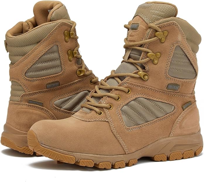 MAG STORM 8" Desert Military Tactical Boot SZ WP - Clevis Barnwell's