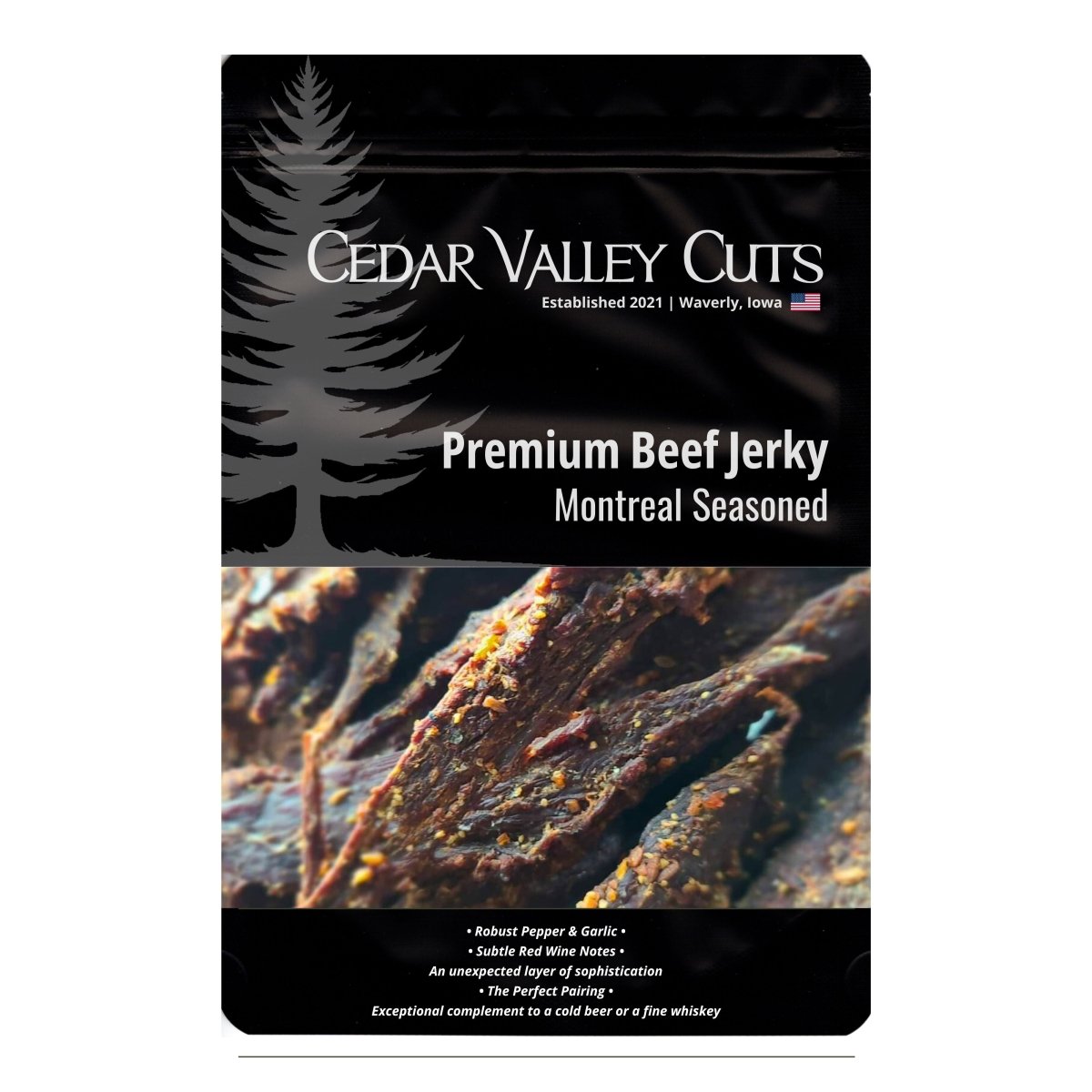 Montreal Seasoned Premium Beef Jerky - Clevis Barnwell's