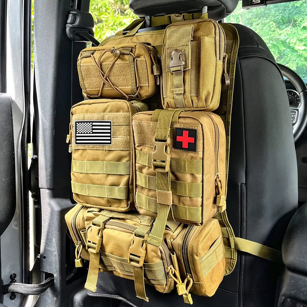 Tactical MOLLE Seat Organizer Full Set - Clevis Barnwell's