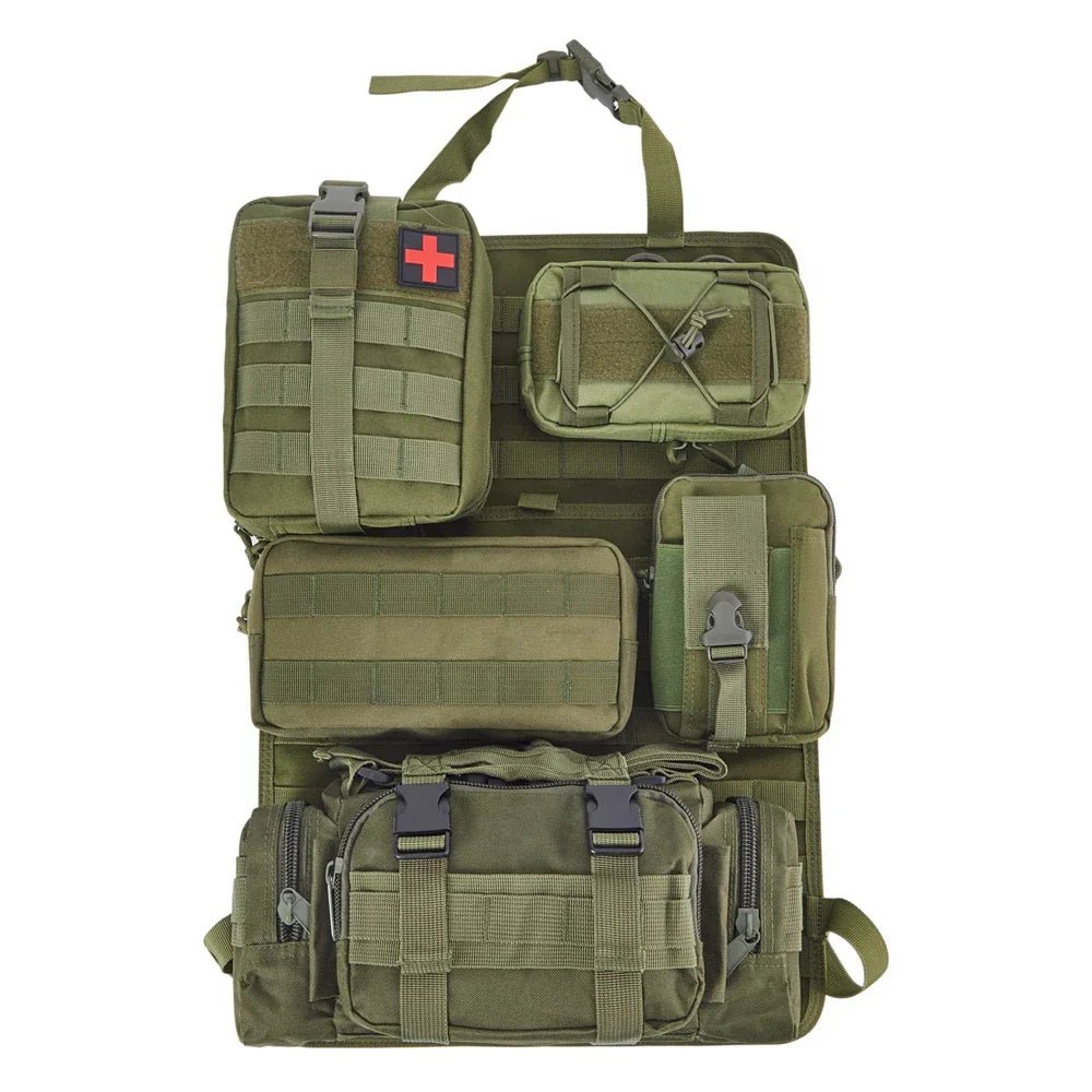 Tactical MOLLE Seat Organizer Full Set - Clevis Barnwell's