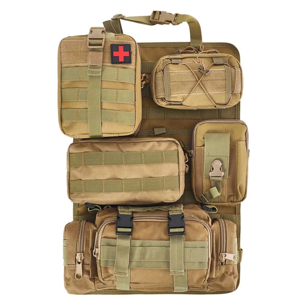 Tactical MOLLE Seat Organizer Full Set - Clevis Barnwell's
