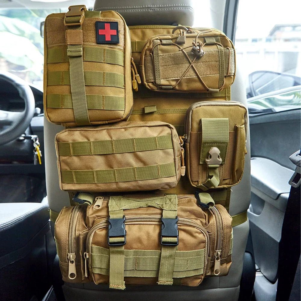 Tactical MOLLE Seat Organizer Full Set - Clevis Barnwell's