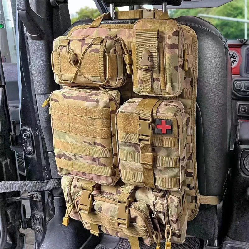 Tactical MOLLE Seat Organizer Full Set - Clevis Barnwell's