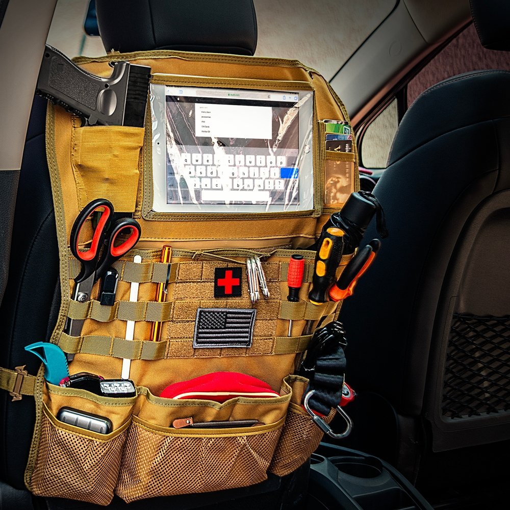 Tactical MOLLE Seat Organizer v3 - Clevis Barnwell's
