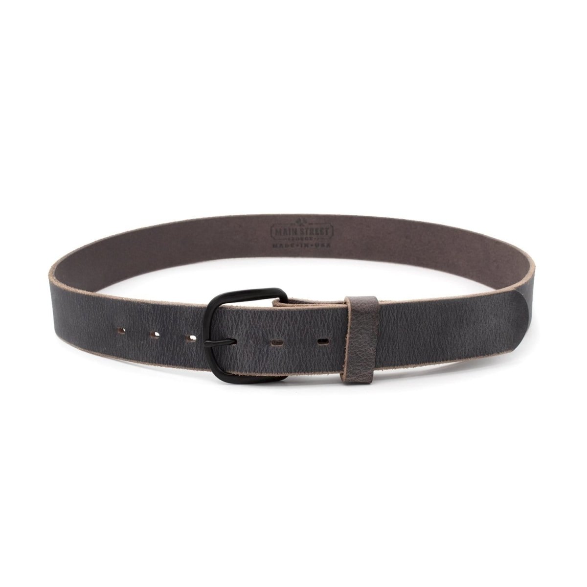 The Bootlegger Leather Belt - Clevis Barnwell's