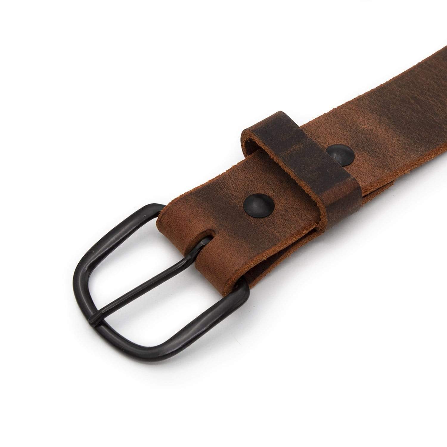The Bootlegger Leather Belt - Clevis Barnwell's