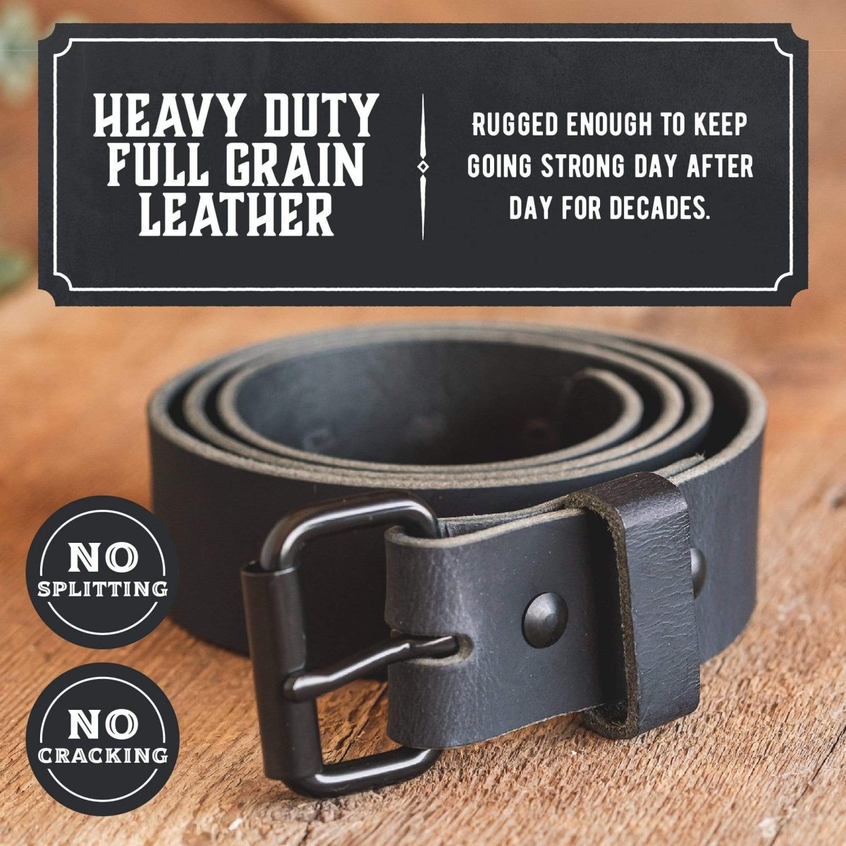 The Classic Leather Everyday Belt - Clevis Barnwell's