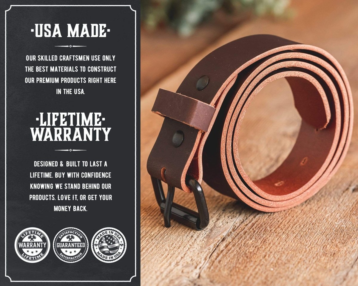 The Classic Leather Everyday Belt - Clevis Barnwell's